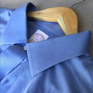 Brooks Brothers 17.5 - 35 Blue Dress Shirt.
